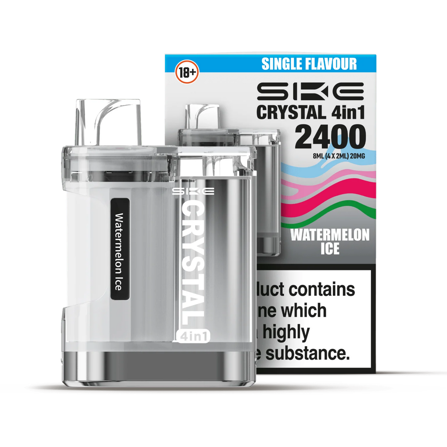 SKE - Crystal 4 in 1 Kit - 20mg - WATERMELON ICE