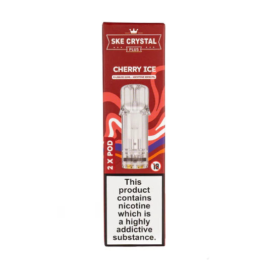 CHERRY ICE CRYSTAL PLUS PODS 2PK 20MG