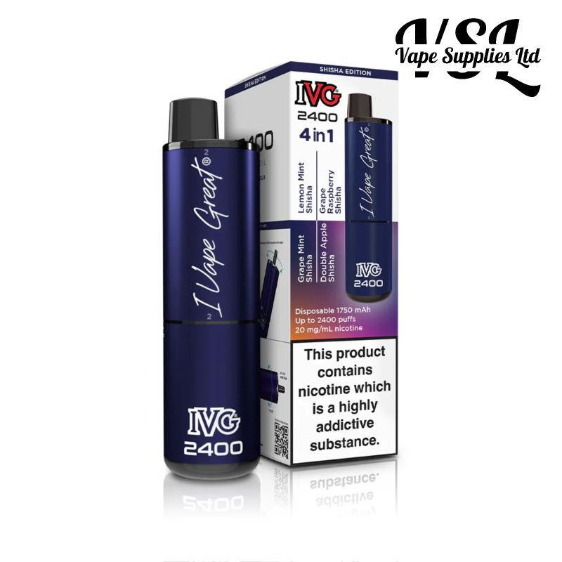 IVG 2400 4 IN 1 MULTI FLAVOUR SHISHA EDITION