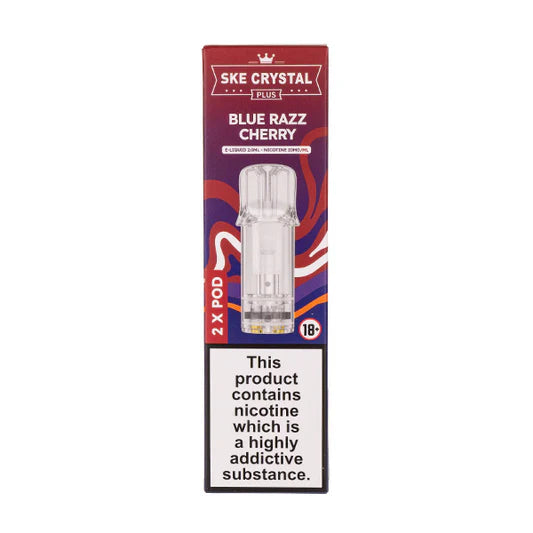 BLUE RAZZ CHERRY CRYSTAL PLUS PODS 2PK 20MG